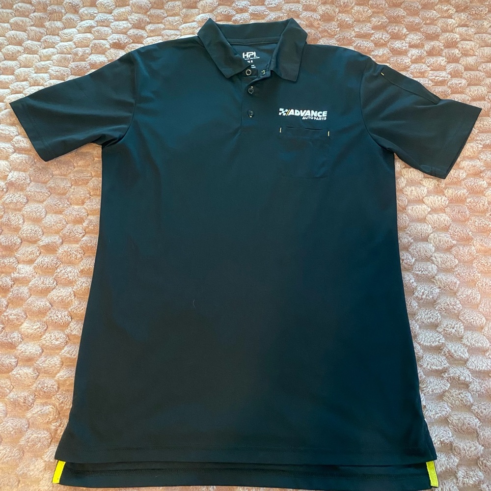 Advance Auto Parts Black Polo Work Shirt (quantity 5)
